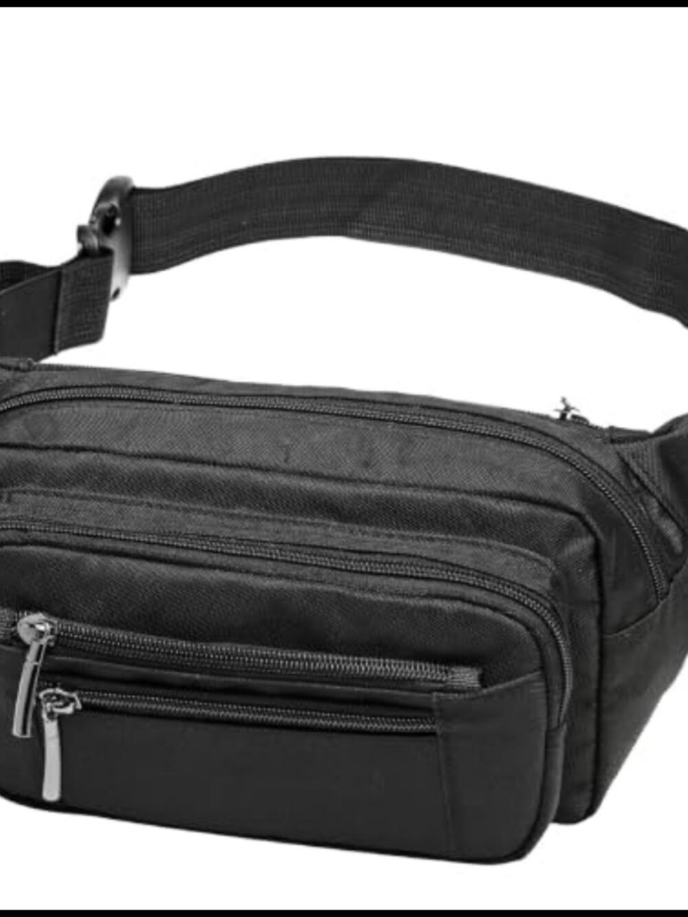 PACKISM Fanny Pack Crossbody Waist Bag Polyester 6 Pockets Travel Hiking